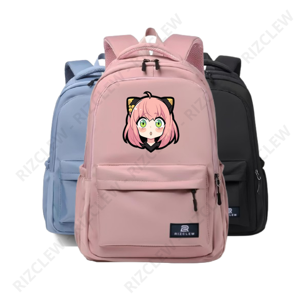 Rizclew - Anya Spy x Family 03 Anime Character Backpack - Girls ...