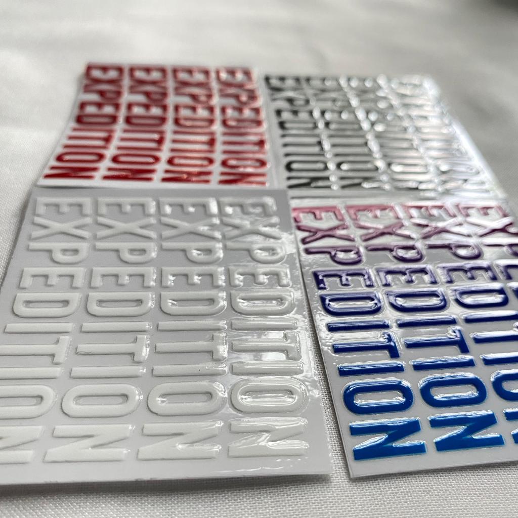 Dtf EXPEDITION Uv Embossed Sticker | Shopee Philippines