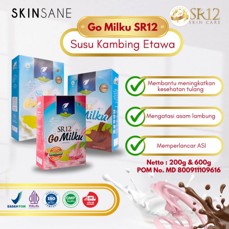 Sr12 Milk GO MILKU Etawa Goat Milk Powder Bpom Doesn't Make It