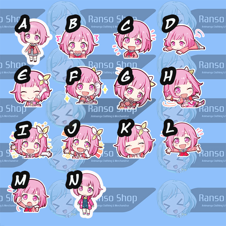 Sticker Project Sekai Emu Chibi | Emu Chibi Autori Unit Vinyl Sticker ...