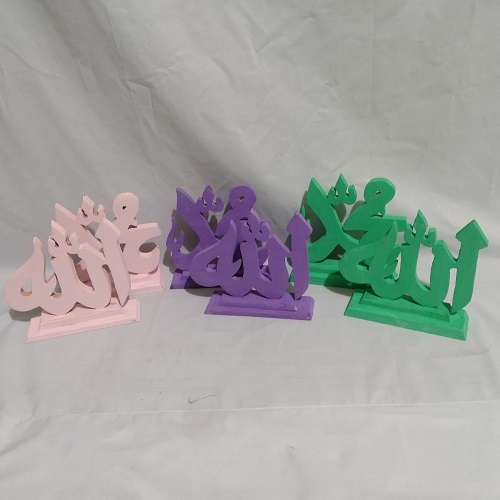 AM Table Decoration Separate Calligraphy Color From Wood Pair Just ...