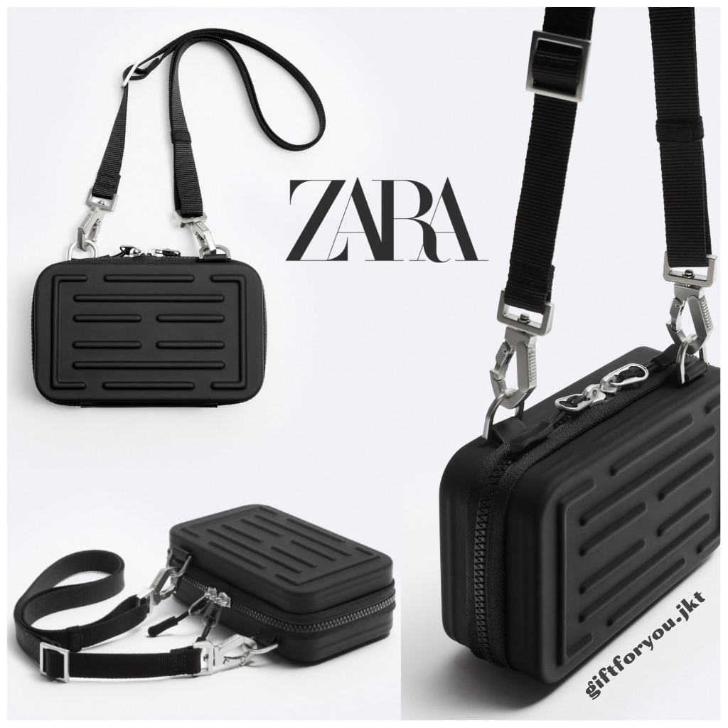 Zara mini rigid online crossbody bag