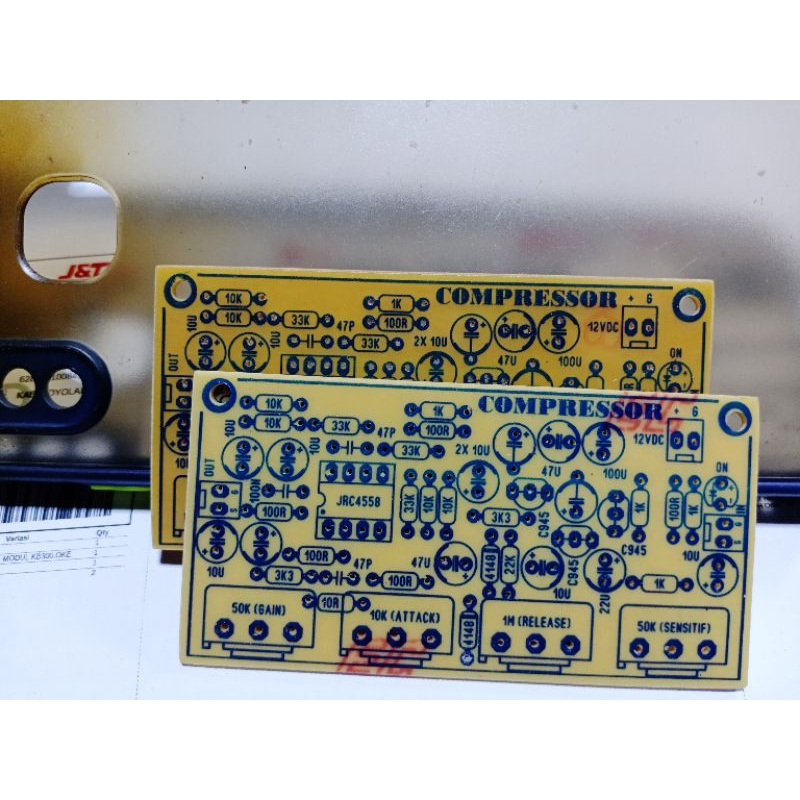 Pcb AUDIO COMPRESSOR LIMITER 2PCS | Shopee Philippines