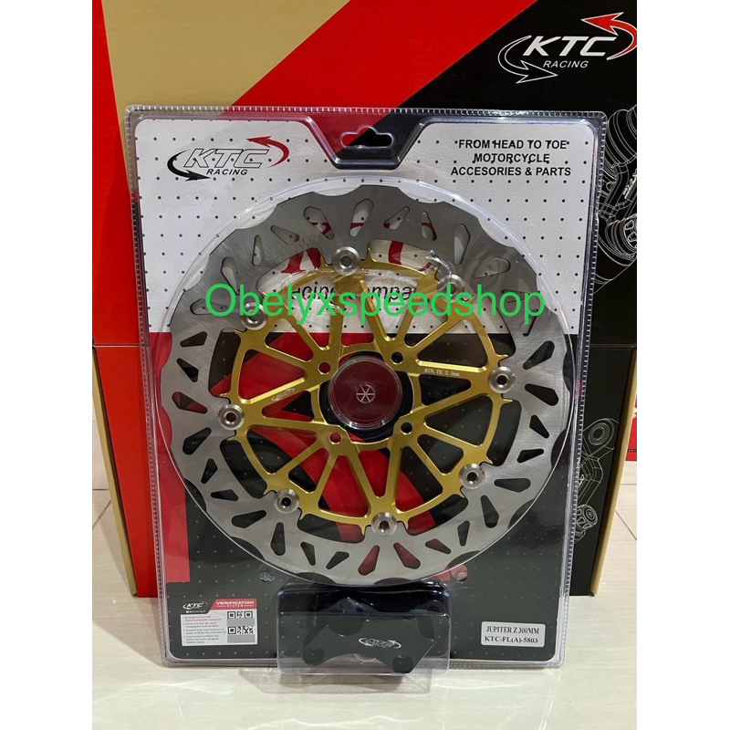 KTC Racing Disc Plate New Model Kembang 300mm Jupiter Z Vega R F1 ...