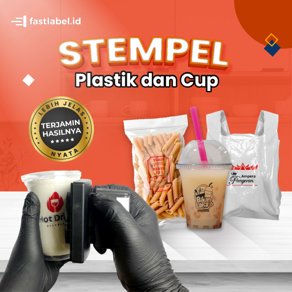 Fastlabel Plastic Stamp CUP Stamp Permanent Stamp Plastic Screen