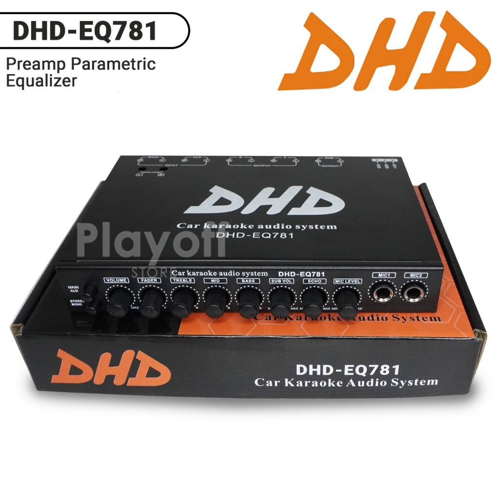 Parametric Equalizer Preamp Karaoke Car Dhd EQ 781 Shopee Philippines
