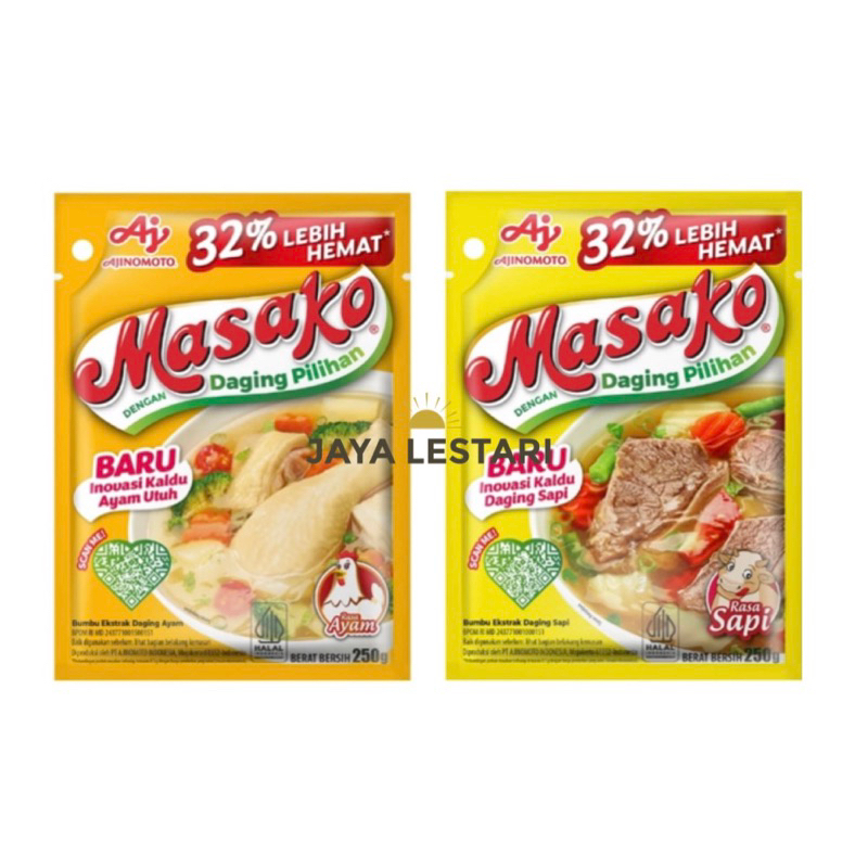 Ajinomoto Masako Seasoning Broth Sachet (2 Flavor Variants) (2 Sizes ...