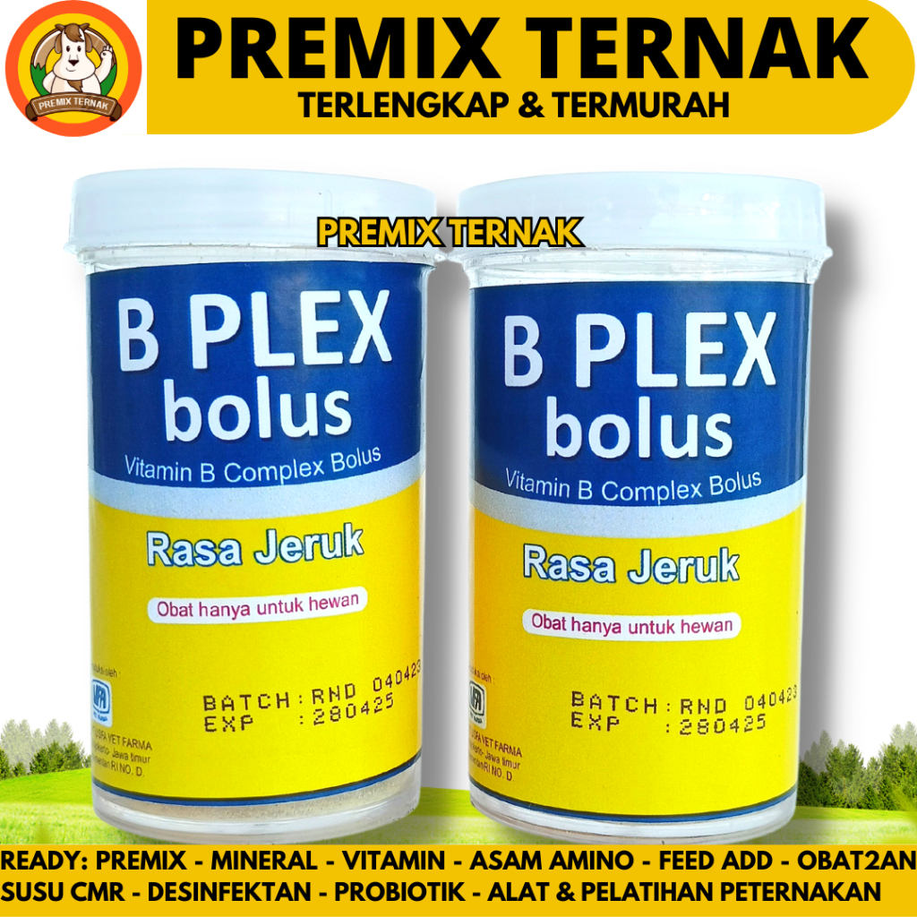 Usfa B Plex Bolus 1 POT (3 Bolus) - Vitamin B Complex Animal Bolus ...