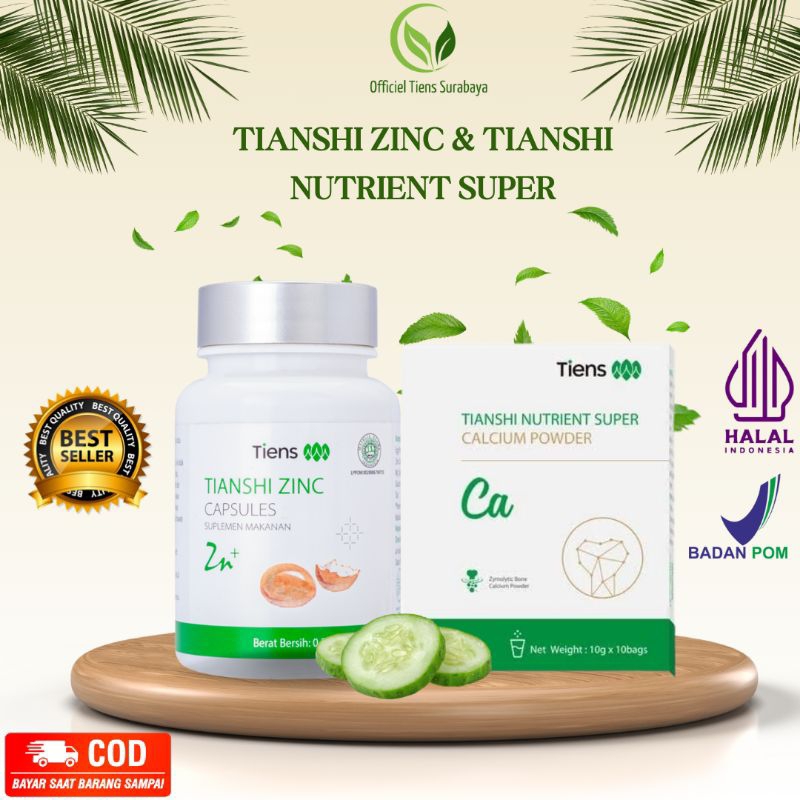 TIENS Tiens's Best Bodybuilding - Original BPOM -Tianshi Zinc Capsules ...