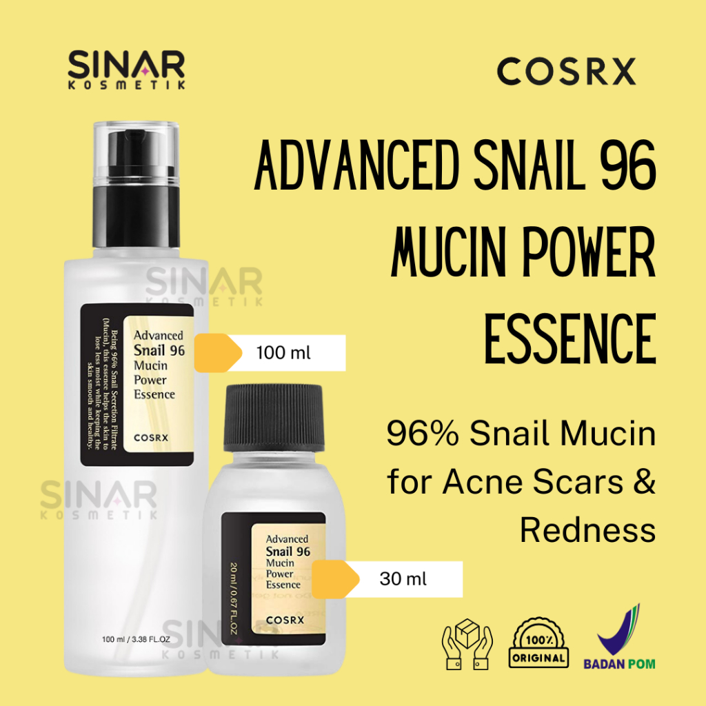 Cosrx Advanced Snail 96 Mucin Power Essence 30ml/100ml Shopee Philippines