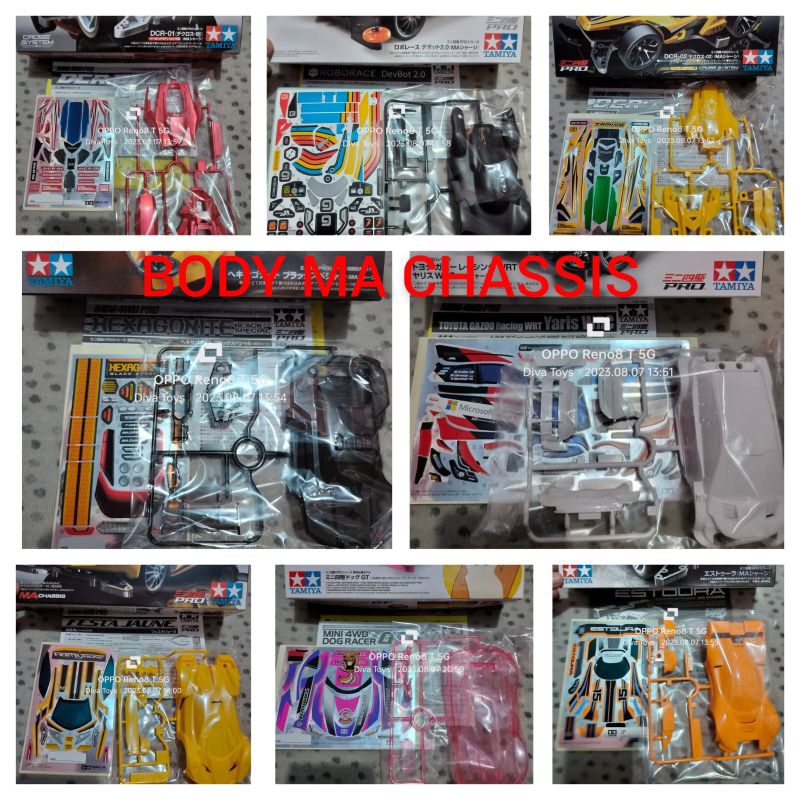 Tamiya body MA&ms chassis+decal original Tamiya (There Is A Choice Of ...
