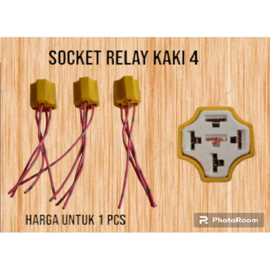 Relay socket with 4 ceramic legs/ 4 foot socket/ 4 ceramic foot ...