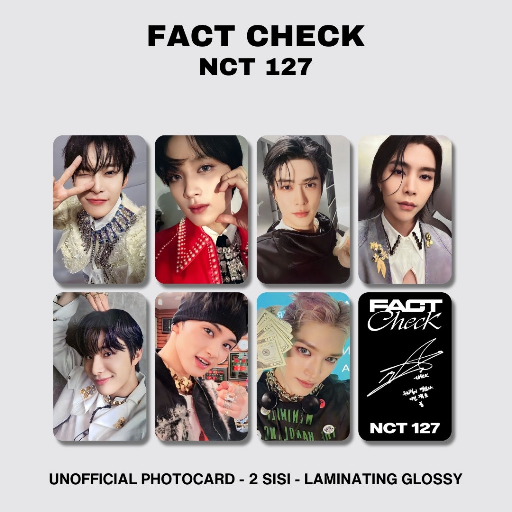 Photocard nct 127 fact check premium pc album doyoung haechan jaehyun ...