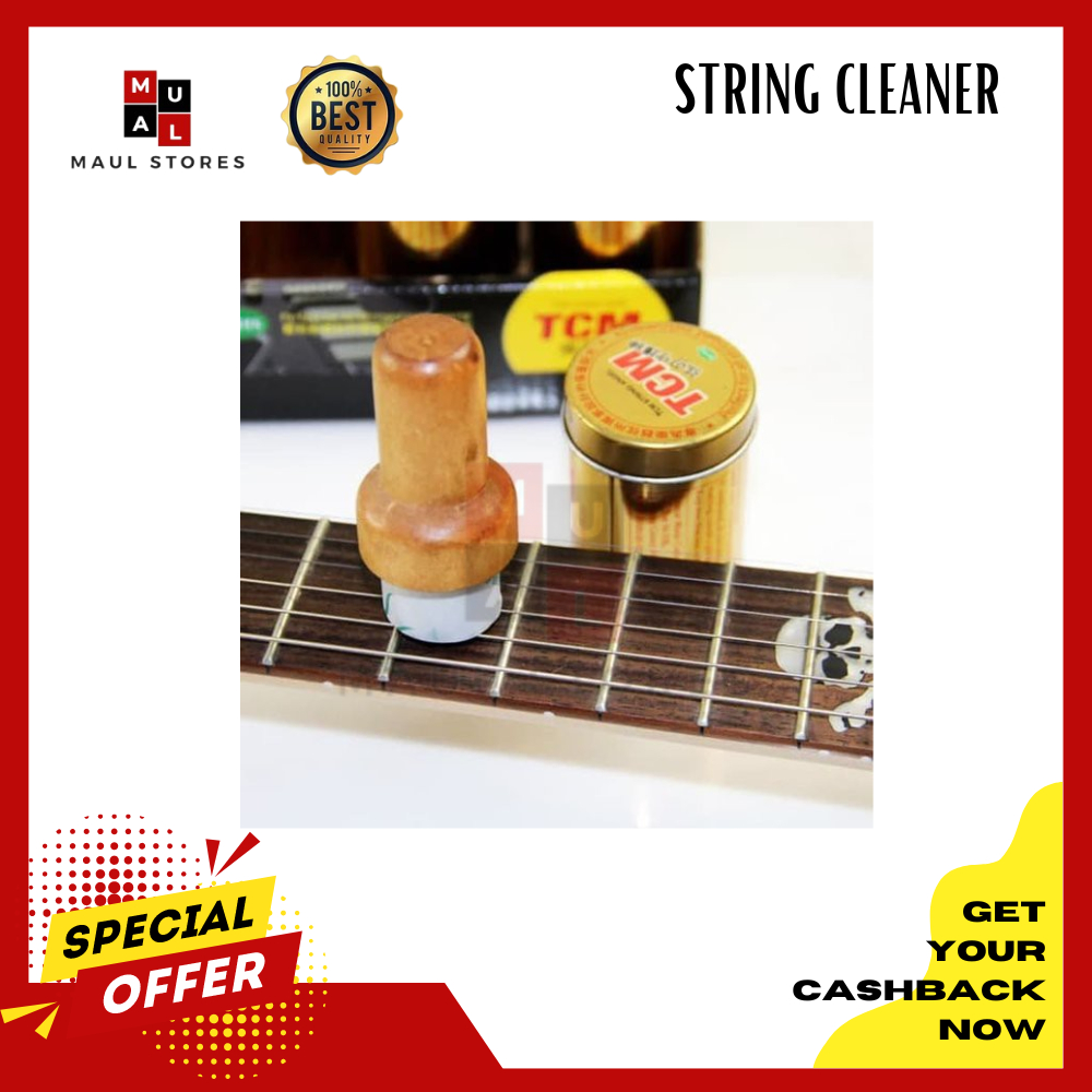 Tcm String Cleaner / Ukulele Bass Violin Guitar String Cleaner | Shopee ...