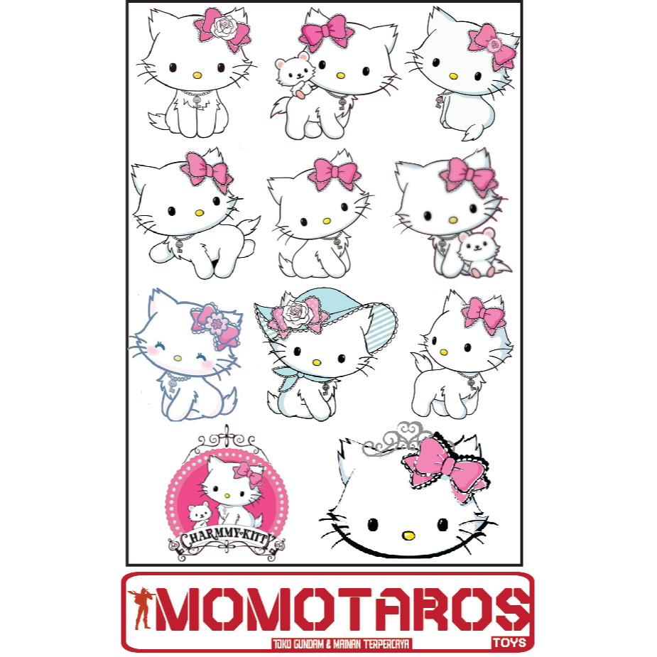 Charmy Kitty Sanrio transparent waterproof Sticker 1 pc | Shopee ...