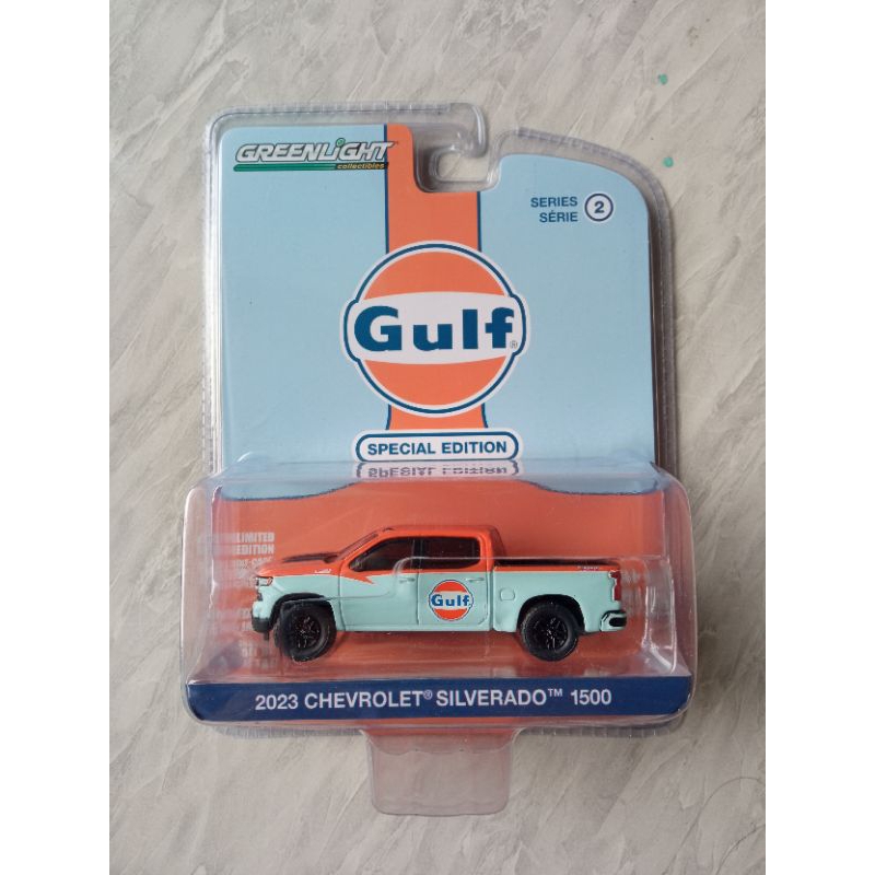 Greenlight 35280 &ndash; Chevrolet Silverado 1500 Custom 2023 Con Guscio Camper (Scala 1/64, Diecast)