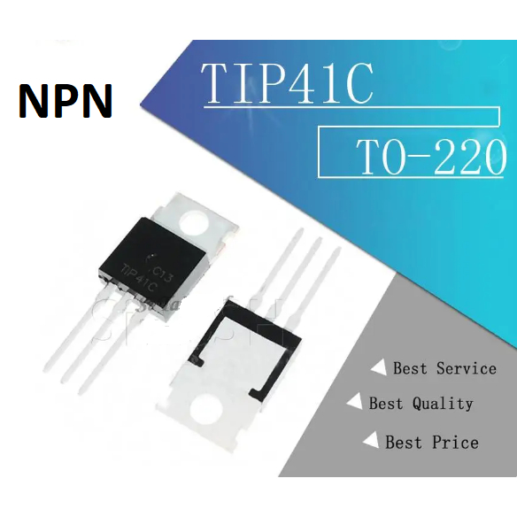 2x 10 Pcs TIP41C De Puissance à Transistor 100V 6A NPN Triode