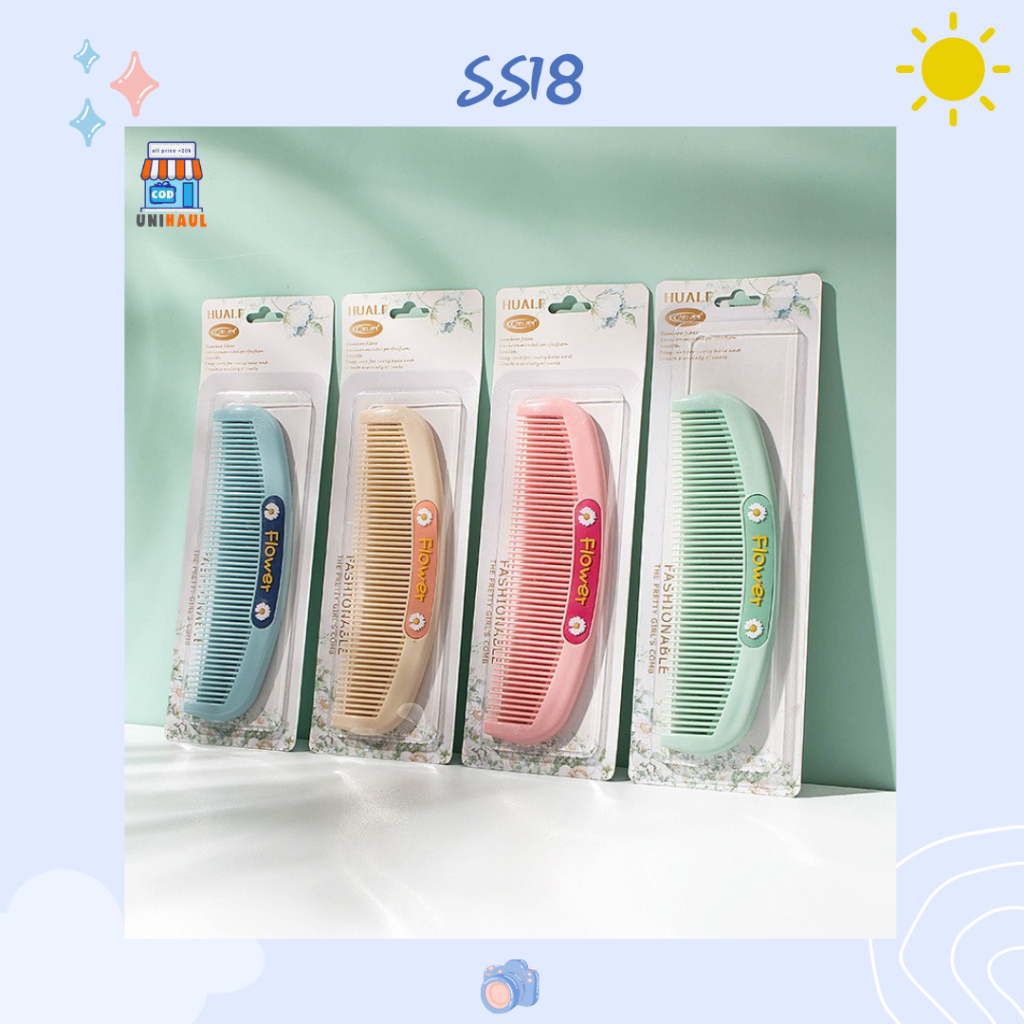 Unihaul Women's Hair Comb Large Comb Without Handle Korean Cute SS18 ...