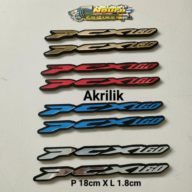 Quality embossed Pcx 160 Acrylic Emblem | Shopee Philippines