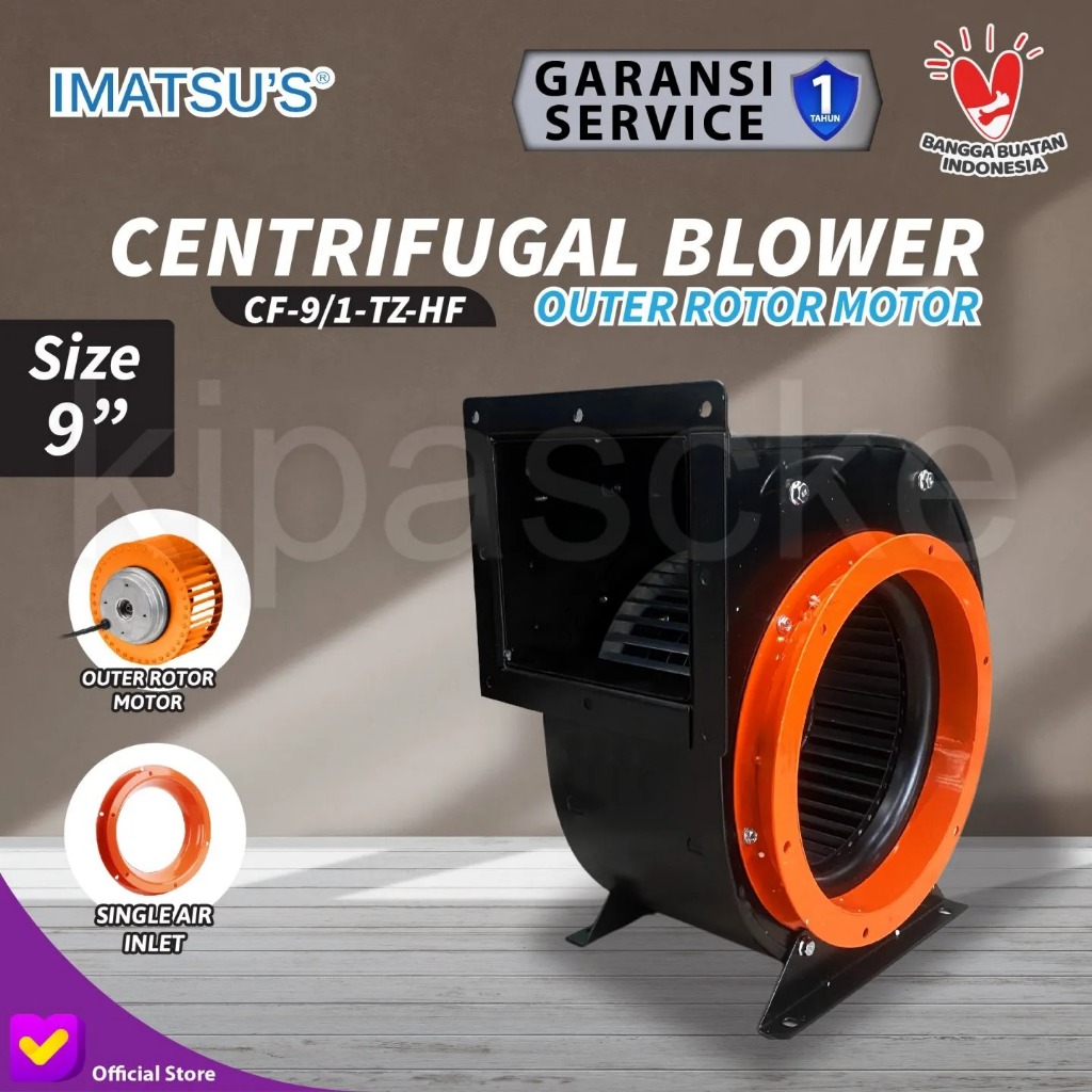 Centrifugal Fan Blower Outer Rotor Motor 9 inch Votre CF-9/1-TZ-HF 220V ...