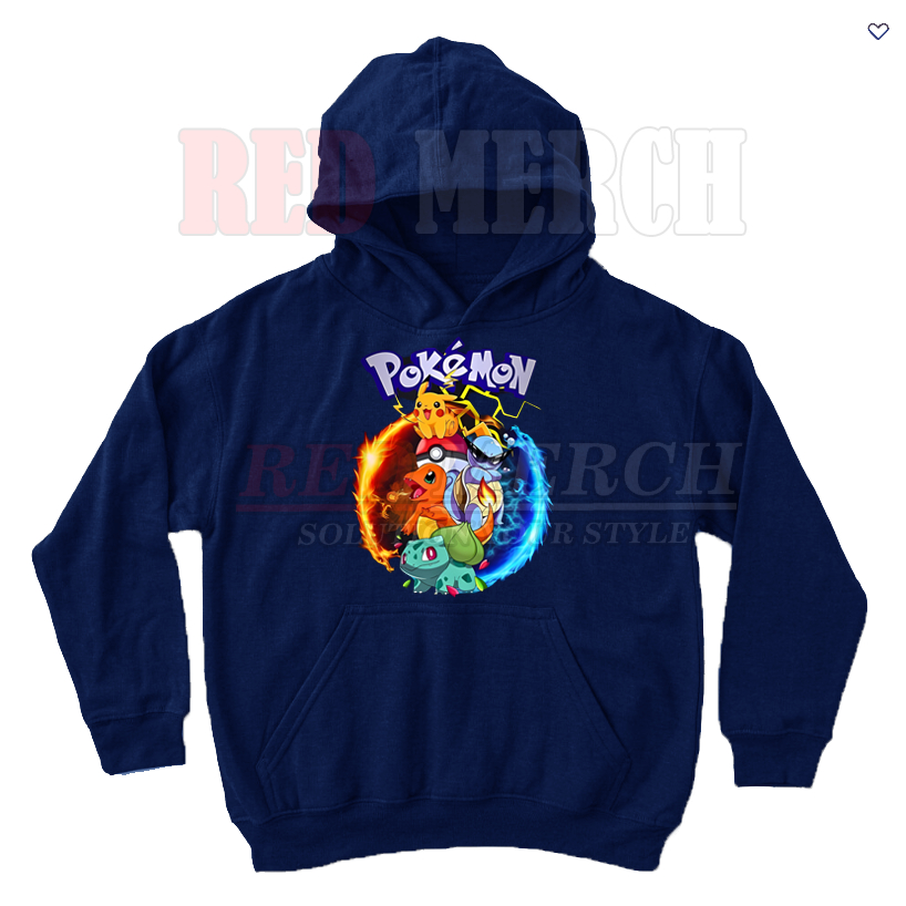 Jacket sweater hoodie Kids pokemon series pikachu bulbausar greninja ...