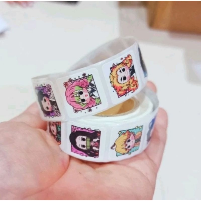 Demon Slayer Anime Stickers Kimetsu No Yaiba Animation Paper Craft ...