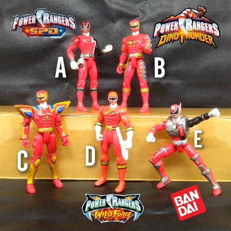 MERAH Action Figure Power Ranger Red Ranger Red Unit Price Original ...