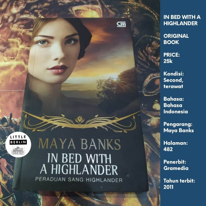 ORIGINAL Novel Historical Romance IN BED WITH HIGHLANDER Maya Banks ...