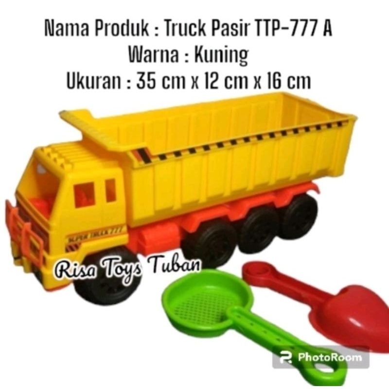 Dt Toys - Beach Sand Truck Toy 888, Size 40cm, Thick & Clear | Shopee ...