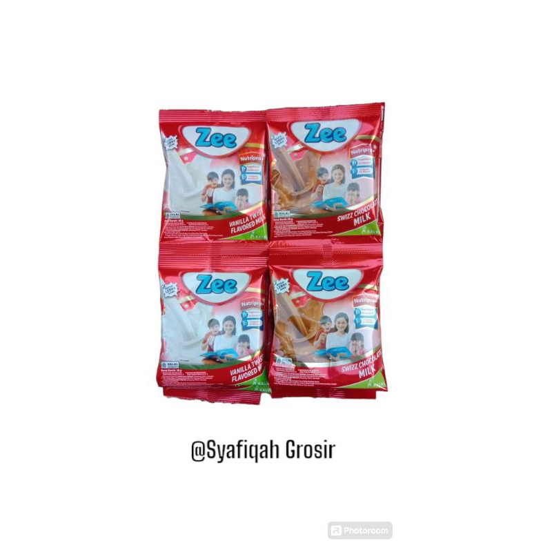 Zee renceng milk contains 10 sachets (free bubble wrap packing ...