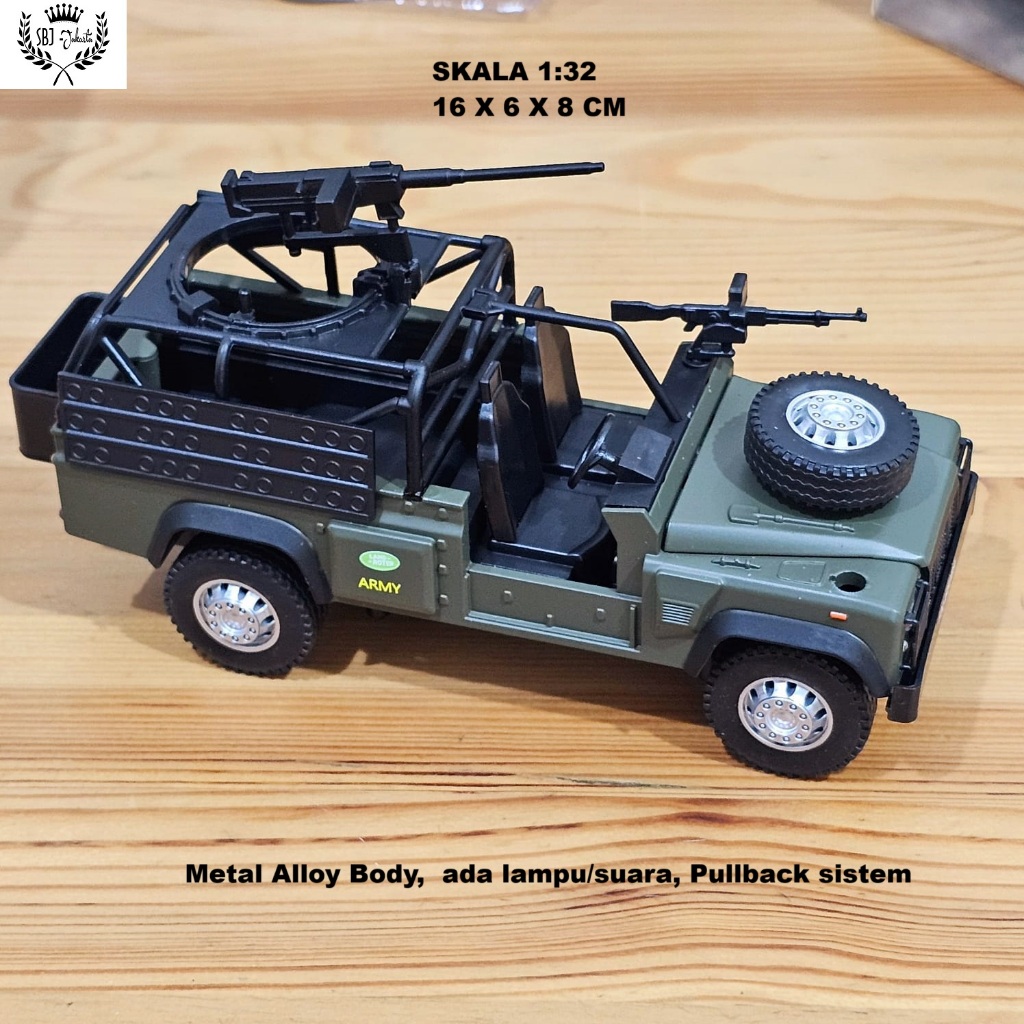Diecast Car Military Military Military Landrover defender army offroad ...