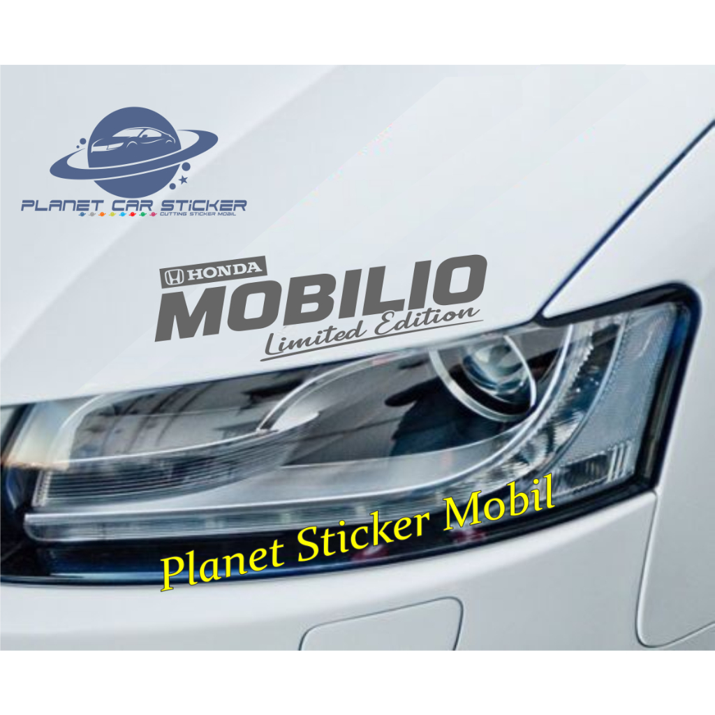 Mobilio sticker honda mobilio car hood sticker limited edition cutting ...