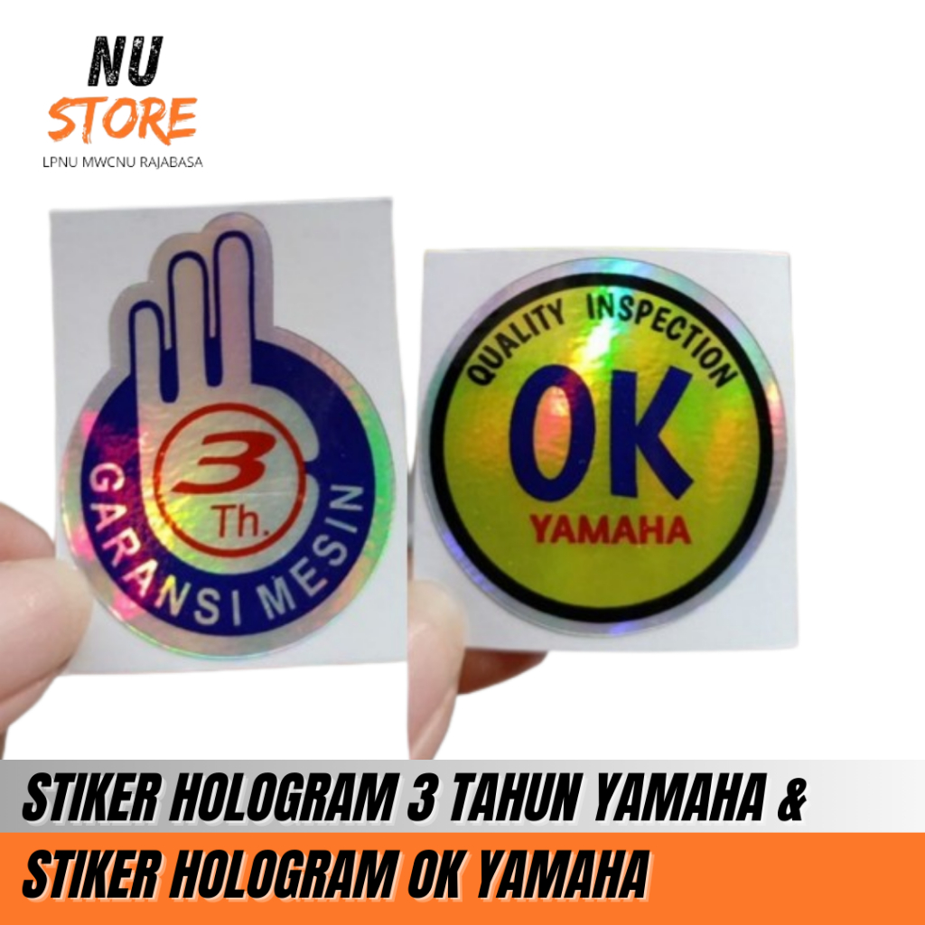 Yamaha 3 Year Hologram Sticker & OK Yamaha Rx King Rxs Hologram Sticker ...
