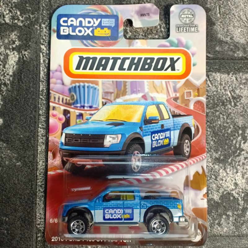 Matchbox Ford F150 SVT Raptor Candy Blox Special Card Original SNI ...
