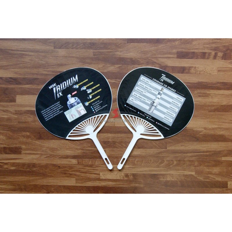 PUTIH Uchiwa Shell Fan/Promotional Event Shell Fan/Product/Custom Photo ...