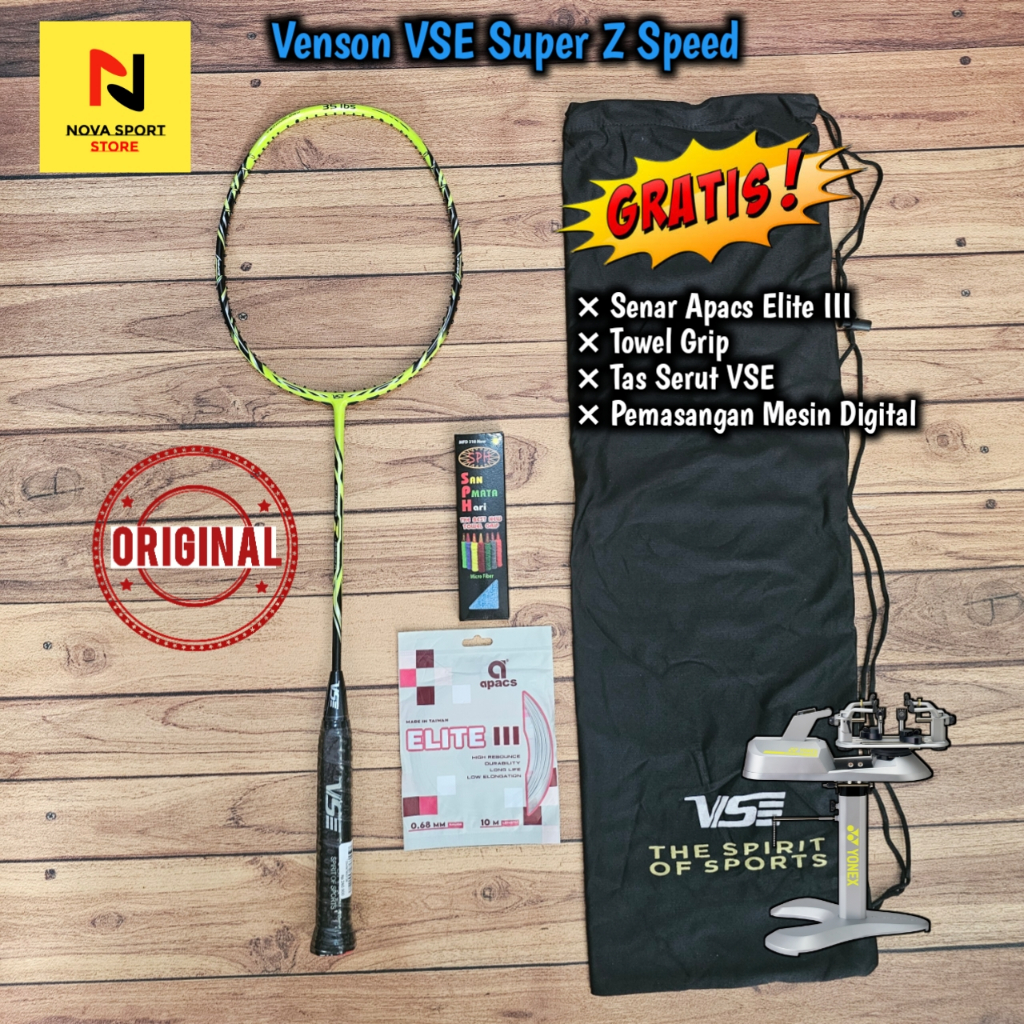 Venson VSE Super Z Speed Badminton Racket | Shopee Philippines