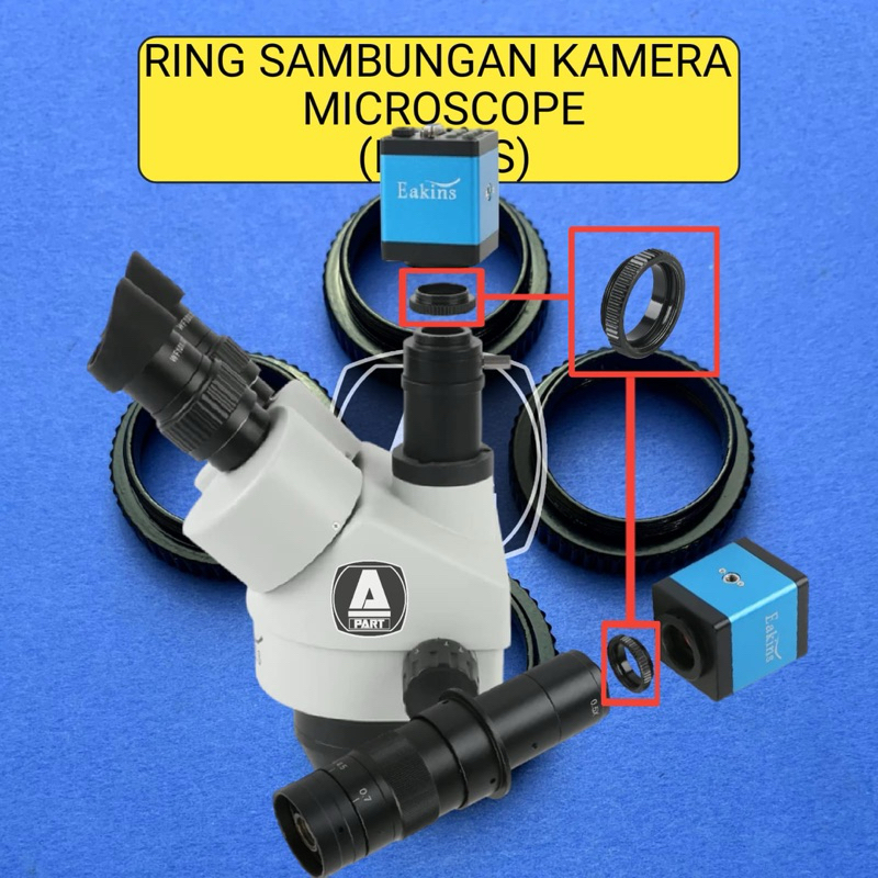 Universal MICROSCOPE Camera Connection RING | Shopee Philippines