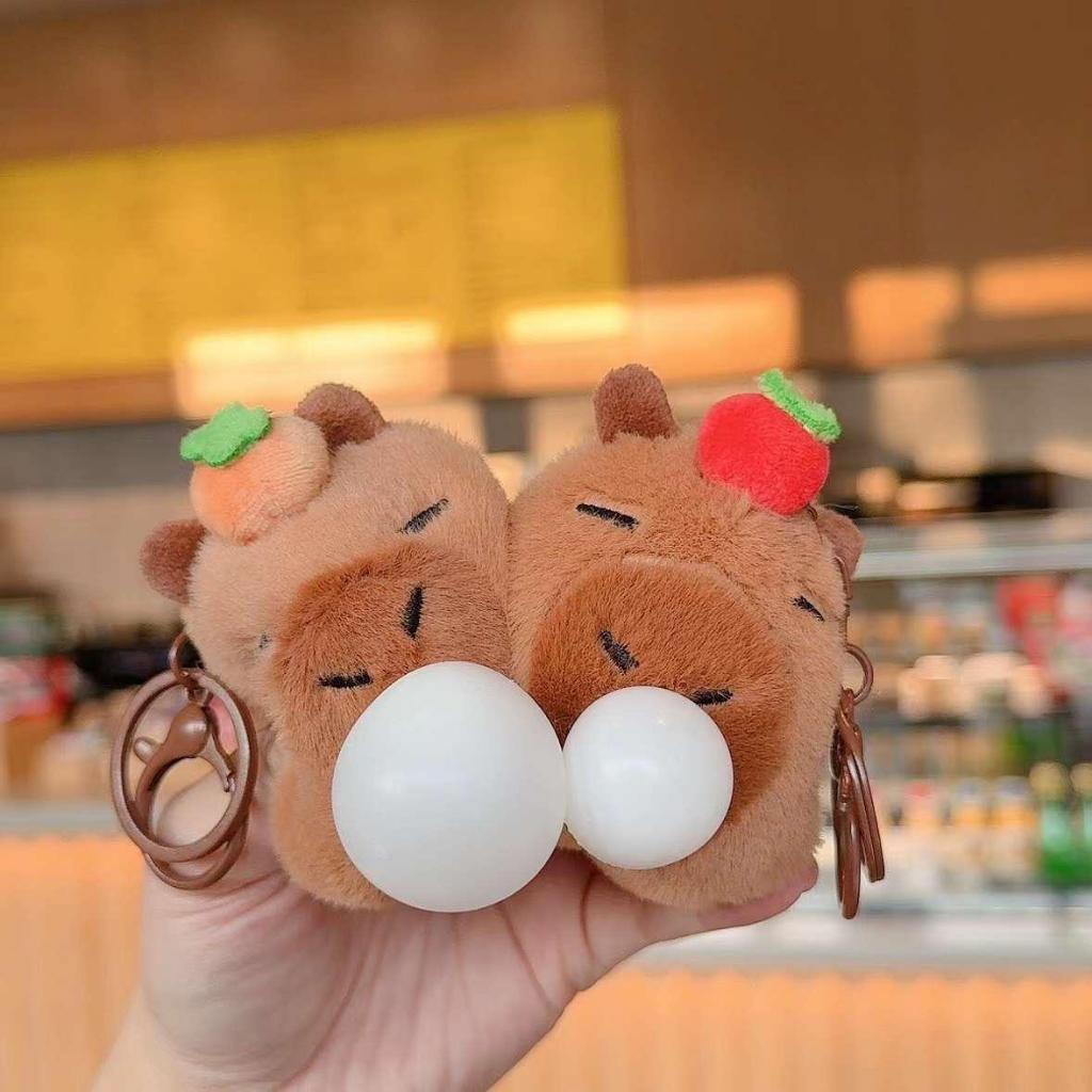 GANTUNGAN HFN Keychain Capybara Bubble Balloon Bag Decoration | Shopee ...
