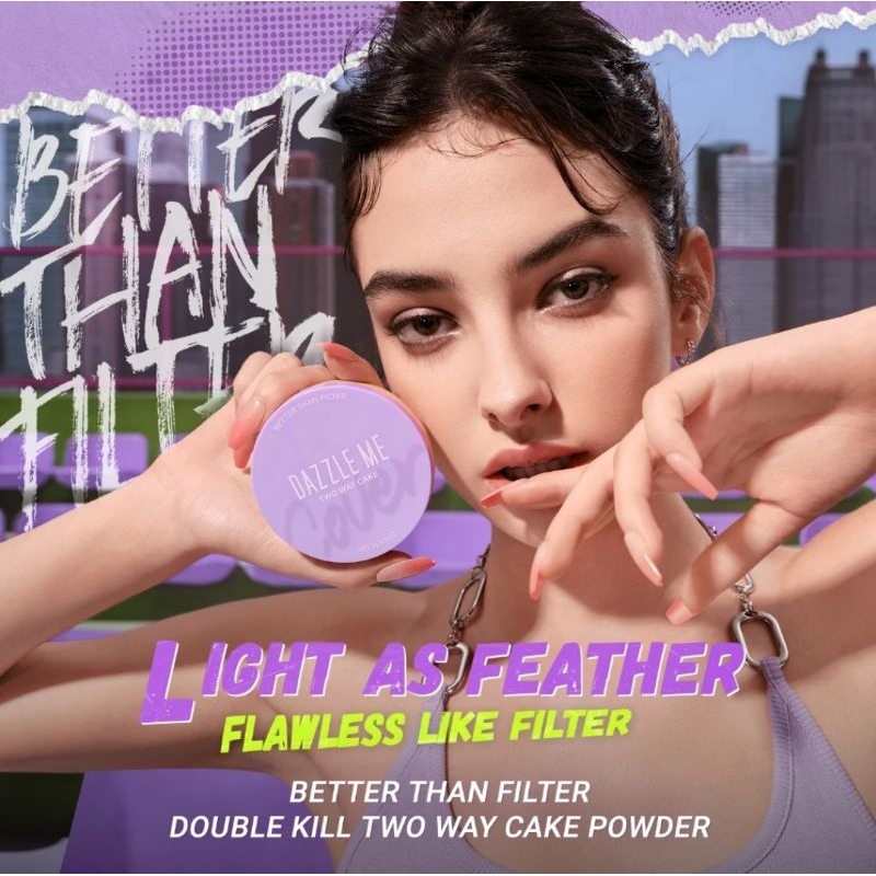 Dazzle Me Better Than Filter Double Kill Two Way Cake Powder 9g ...