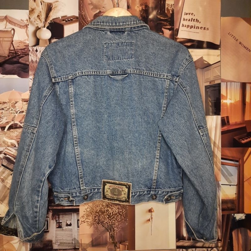 Vintage denim coat sales