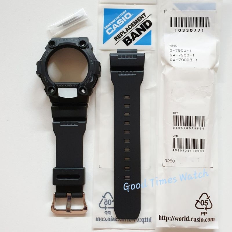 Package BEZEL STRAP GW 7900B GW 7900g 7900 CASIO ORIGINAL