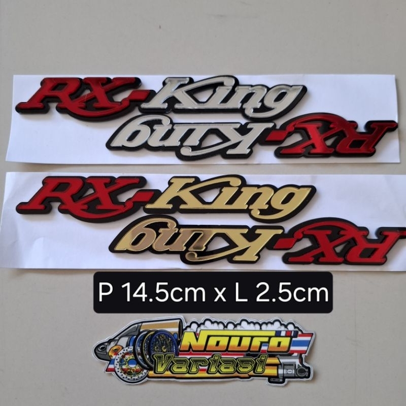 Quality acrylic RX king Emblem Motorcycle Sticker | Shopee Philippines