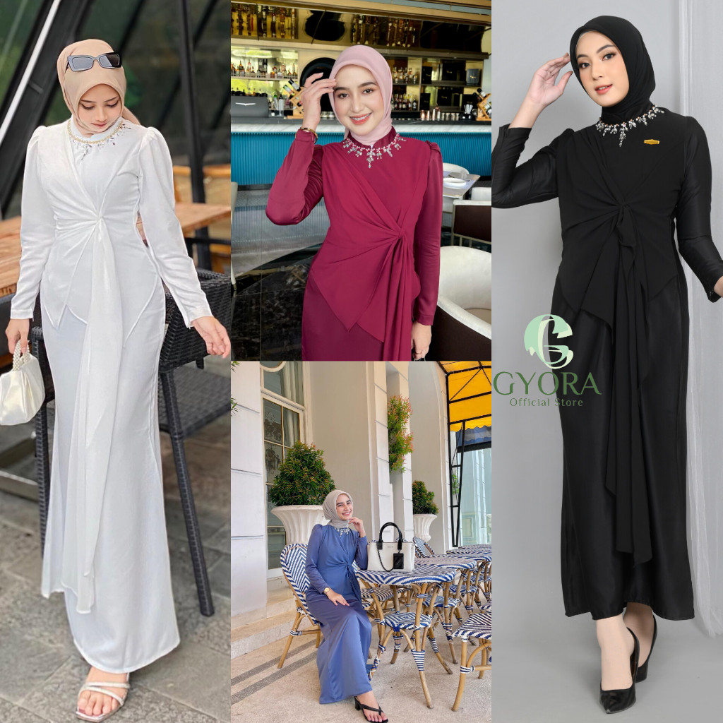 Gyo'ra EXCLUSIVE MAXMARA LUXURY PARTY GAMIS/GEVIRA DRESS SLIMMING BODY ...
