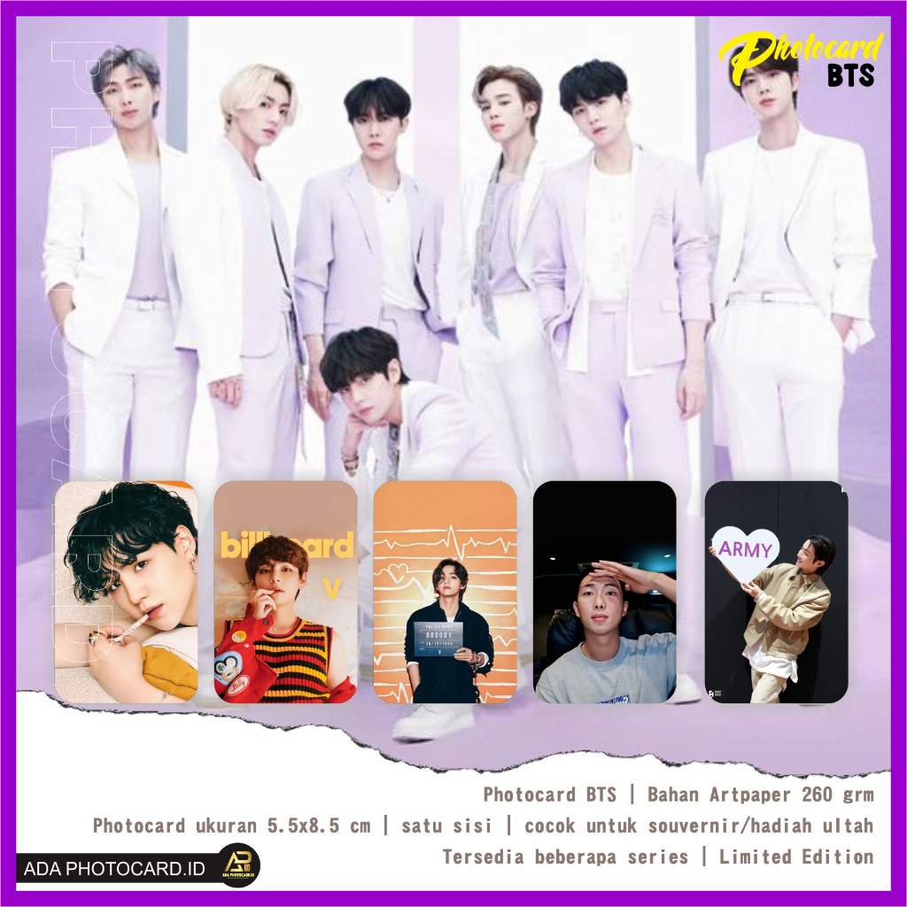 Bts Photocard contains 100 Pcs Unofficial/Handmade | Bonus Stickers and ...