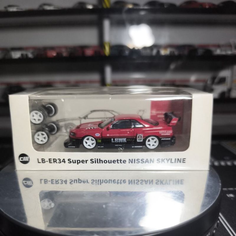 Cm model nissan skyline er34 lbwk no. 9 rare | Shopee Philippines