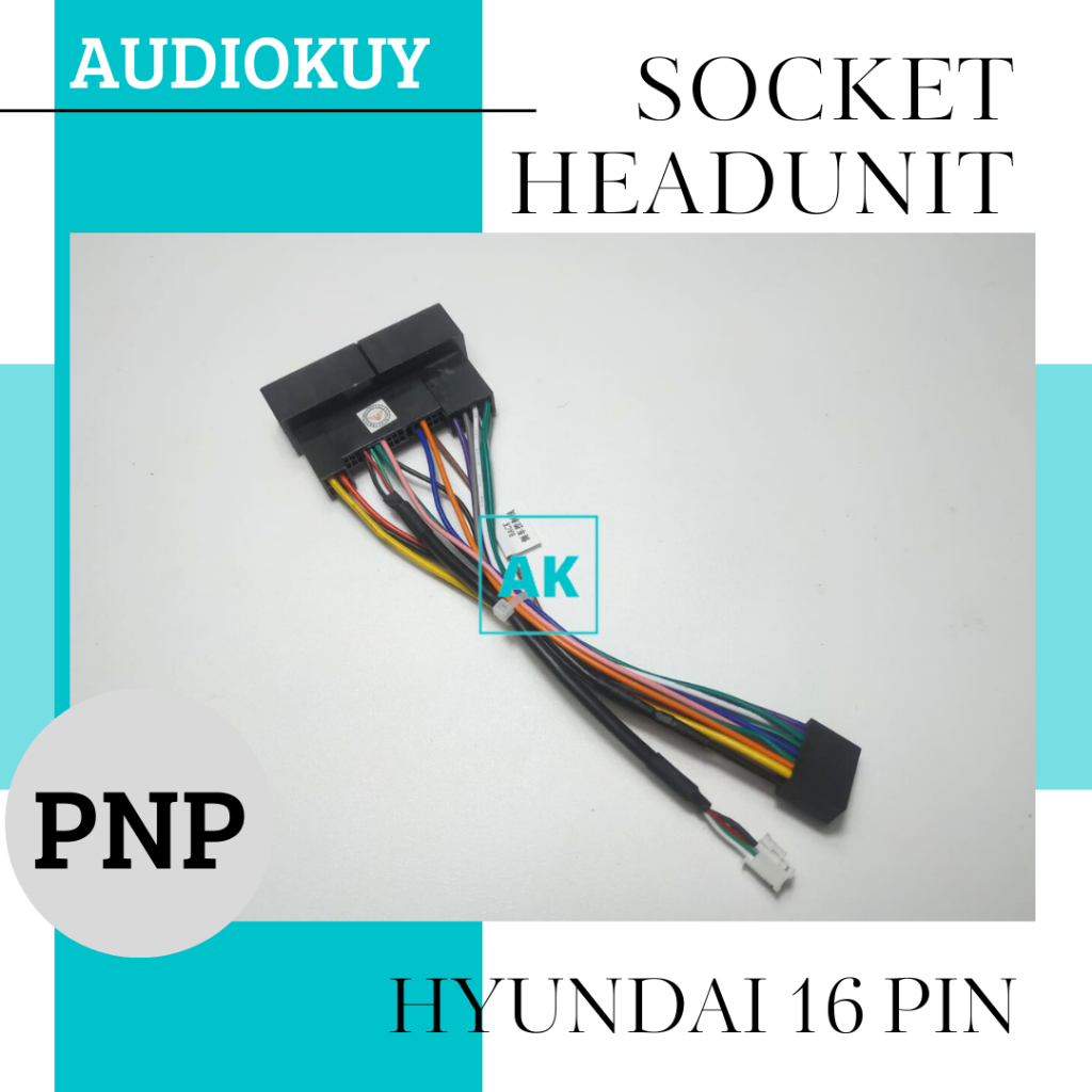 Hyundai Radio Tape Head Unit Socket Adapter Cable | Shopee Philippines