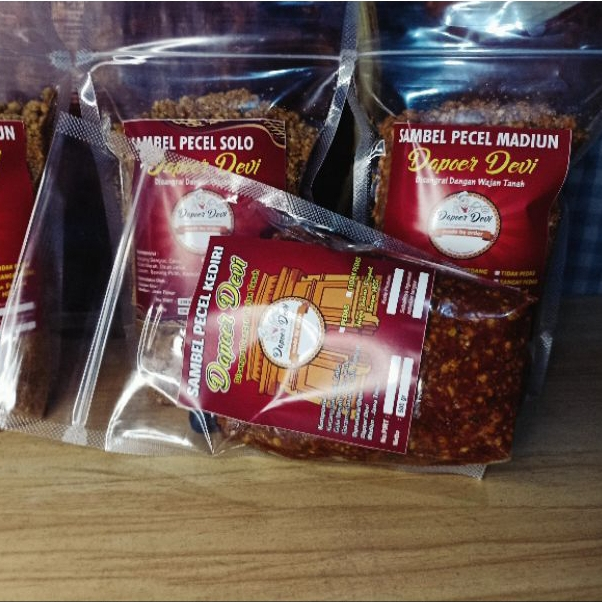 1 kg Sambal Pecel Kediri Dapoer Devi Typical Kediri Pecel Seasoning ...
