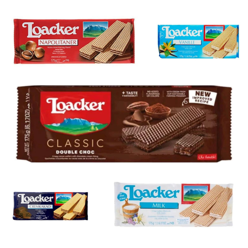 (NEAR Expired) Loacker Quarantini All Varian - 175gr Milk, Ginger ...
