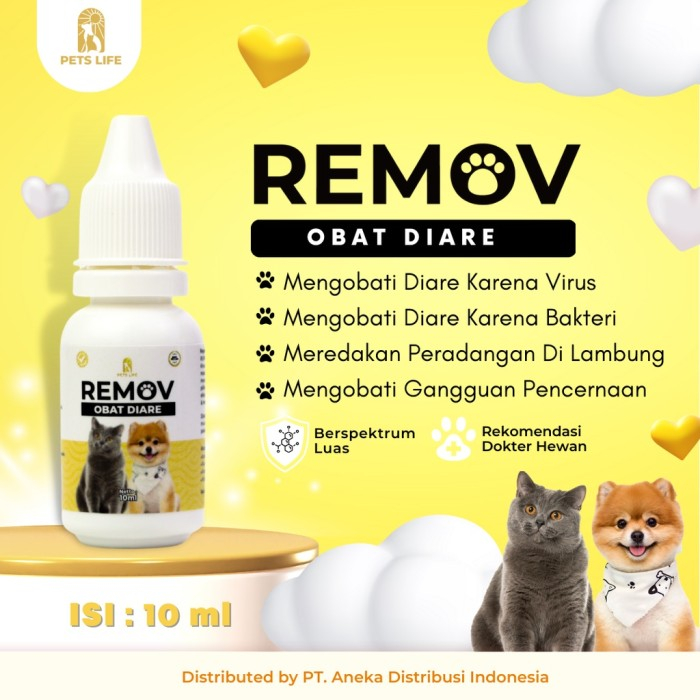 Remov Cat And Dog Diarrhea Medicine 10ml Shopee Philippines