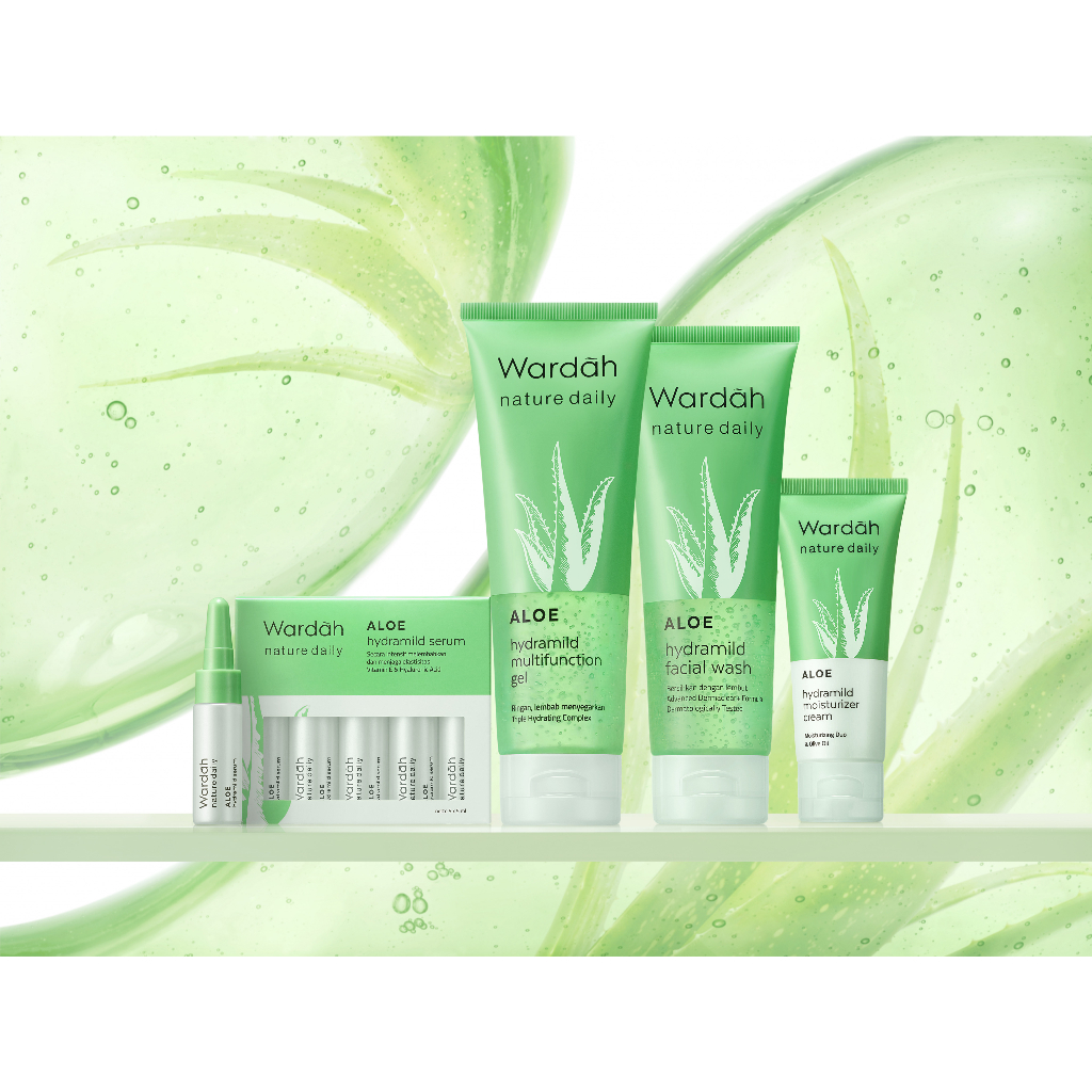 Ready WARDAH Nature Daily Aloe Vera Hydramild SERIES Facial Wash